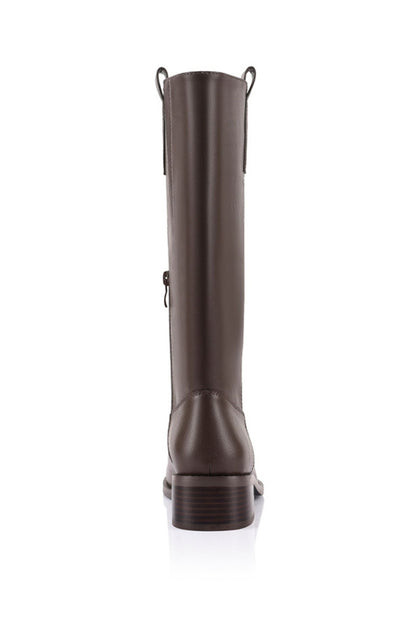 VERALi Rogue Knee High Boots Chocolate Brown