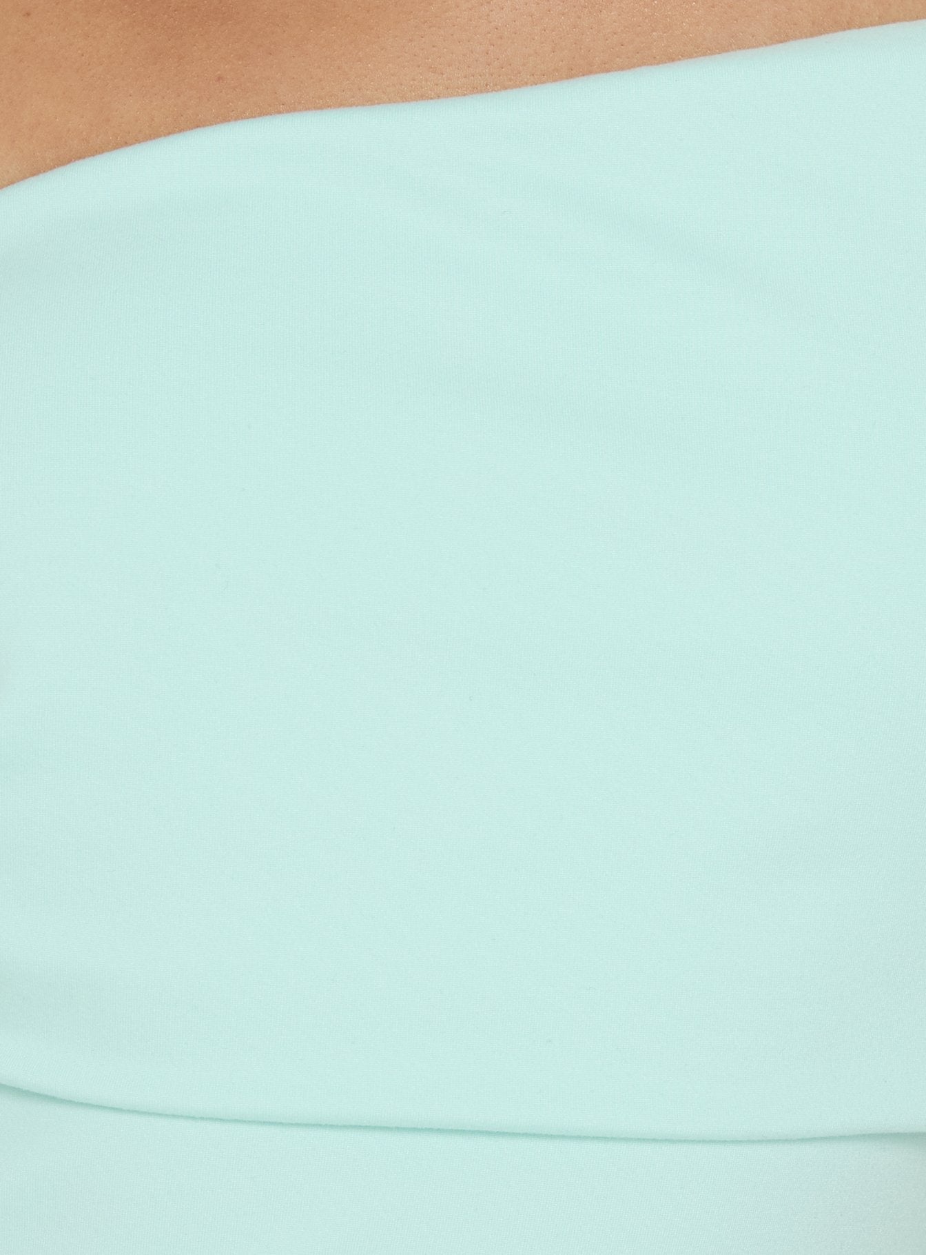 Laurencia One Shoulder Mini Dress Turquoise