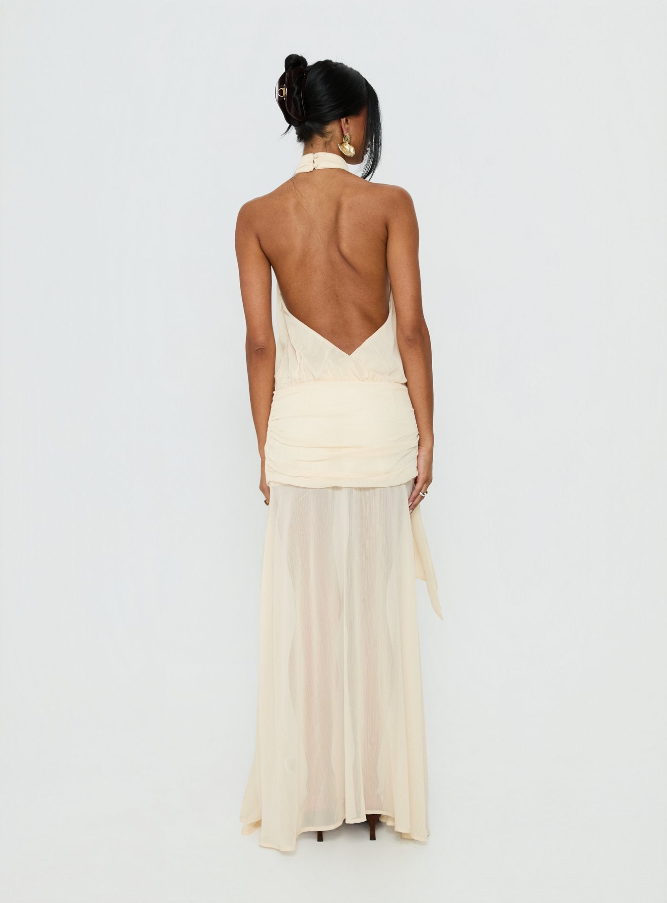 Faythe High Neck Maxi Dress Butter