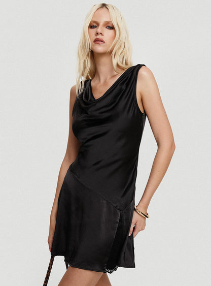 Old Money Mini Dress Black