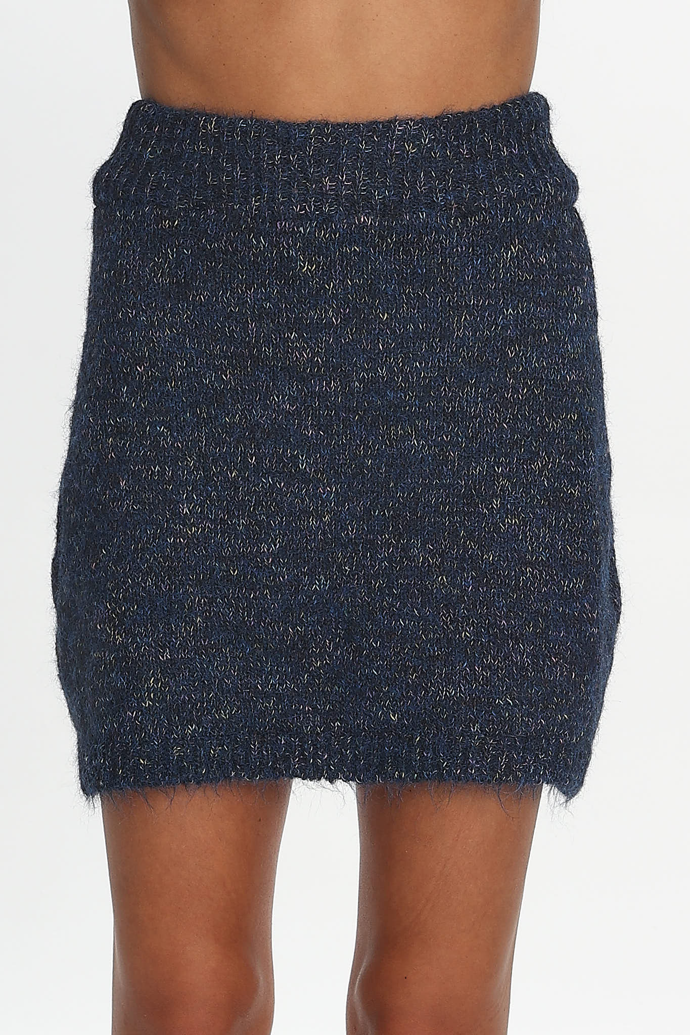 She's Good Knit Mini Skirt Navy
