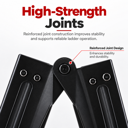 Adjustable Step Ladder – Independent Leg Adjustment for Stairs & Uneven Surfaces
