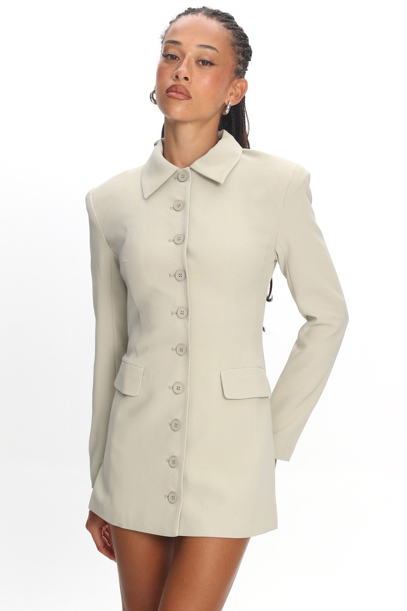 LIONESS Cheri Mini Dress Matcha